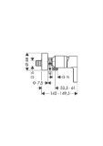 Picture of Змішувач для душу Metris S Hansgrohe 31660000  хром