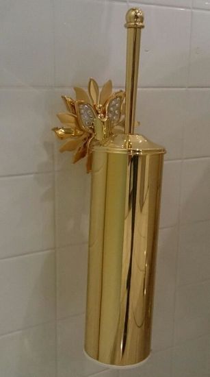 Picture of Йоршик для туалету Papillon 4766/55/MAD, Etrusca, золото