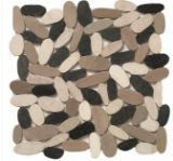 Picture of Мозаїка Dune 185913 Pebbles Light 30.5*31.5 бежева чорна