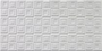 Зображення Плитка Colorker 212656 Sakkara Blanco 30,5*60,5 біла настінна рельєфна глянцева декорована