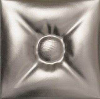 Изображение Плитка декор Dune D.Capitone Argent 10*10 срібний