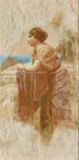 Picture of Плитка Pompei3 36B Imola 30*60 картина жінка бежева