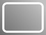 Picture of Дзеркало Loretta 100*70, J-Mirror, led-підсвітка нейтральна біла з кнопкою