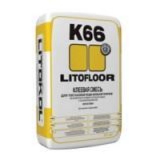 Picture of Цементний клей LitoFloor K66, Litokol, 25 кг
