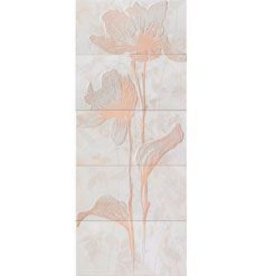 Picture of Плитка панно Ciprea G5(5шт.) 60x150 Biluna LaFaenza квіти кремова