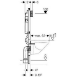 Picture of Geberit 111.300.00.5 Duofix монтажний блок для підвісного унітаза