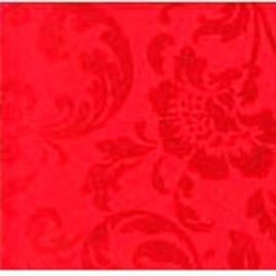 Изображение Плитка декор AtlasCon.Dec Fancy Cherry Damask Dark 20*20 червона