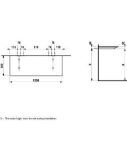 Picture of Столешня, без вирізу під раковину Laufen Kartell H407720631