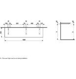 Picture of Столешня, без вирізу під раковину Laufen Kartell H407780631