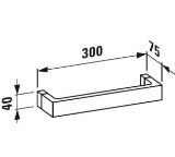 Изображение Полотенцедержатель, 30см Laufen Kartell H381330084