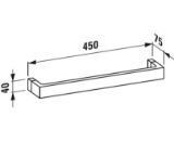 Изображение Полотенцедержатель, 45см Laufen Kartell H381331084