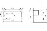 Picture of Шафка під раковину, 1200 мм Ilbagnoalessi One Laufen H424151630