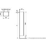 Picture of Шафка висока, із дзеркалом Ilbagnoalessi One Laufen H458011630