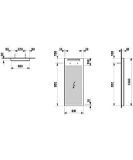 Изображение Зеркало, 400мм, с подсветкой, в рамке, системой анти-запотевания Ilbagnoalessi One Laufen H448411