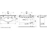 Изображение Раковина-столешница , без полотенцедержателя Laufen Palace H811704104