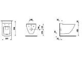 Изображение Подвесной унитаз , глубокое смывание Laufen Palace H820700