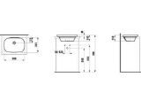 Изображение Полувстраиваемая раковина Laufen INO H817302000109