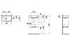 Изображение Мини-раковина, ассиметричная левая Laufen Pro S H815955104