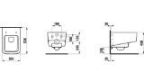 Изображение Подввесной унитаз со скрытым ободком, глубокое смывание Laufen Pro S H820962