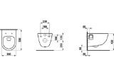 Изображение Унитаз подвесной, с глубоким смыванием, без ободка Laufen Pro H820964