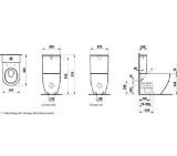 Изображение Унитаз напольный, комбинированный Laufen Pro H825952