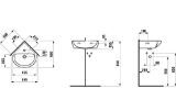 Изображение Мини-раковина угловая Laufen Pro H816956104
