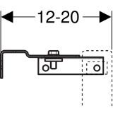 Изображение Geberit 111.839.00.1 Комплект крепления к стене Duofix для отдельного монтажа