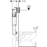 Picture of Geberit 109.300.00.5 Змивний бачок прихованого монтажу Sigma 12 см, 6 3 л