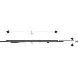 Изображение Geberit 154.273.11.1 Душевой поддон Geberit Setaplano 120 см
