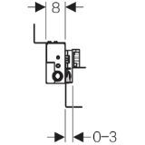Изображение Geberit 457.536.00.1 Монтажный элемент Geberit Kombifix для душевых систем, с водоотводом в стене, высота стяжки для напольного стока 65–90 мм
