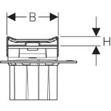 Picture of Geberit 154.450.00.1 дренажний канал Geberit CleanLine20