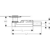 Изображение Gebeirt 154.052.00.1 Трап Geberit, высота стяжки для напольного стока 65–90 мм