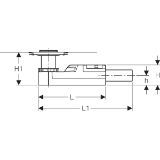 Picture of Geberit 154.050.00.1 Трап Geberit, для висоти вирівнюючої стяжки  на сифоні 90-220 мм
