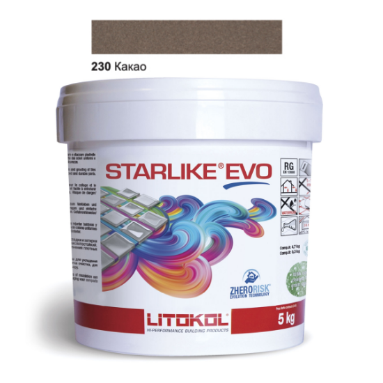 Picture of Епоксидна фуга Litokol Starlike Evo, STEVOCCA0005, какао - 230, 5 кг