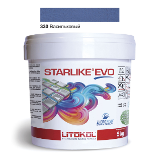 Зображення Епоксидна фуга Litokol Starlike Evo, STEVOBAV0005, волошковий - 330, 5 кг