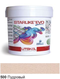 Изображение Эпоксидная затирочная смесь Litokol Starlike Evo, STEVORCP02.5, Пудровый - 500, 2.5 кг
