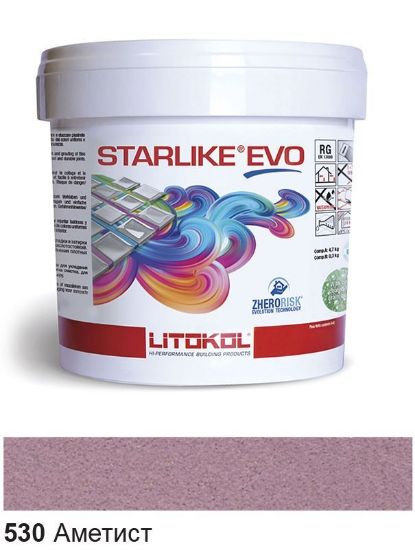 Picture of Епоксидна фуга Litokol Starlike Evo, STEVOVMT02.5, Аметист - 530, 2.5 кг