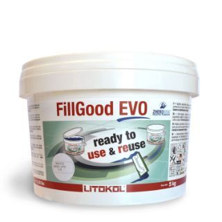 Зображення Поліуретанова фуга FILLGOOD EVO, FGEVOGRE0005, Сіро-бежевий - 210, 5 кг