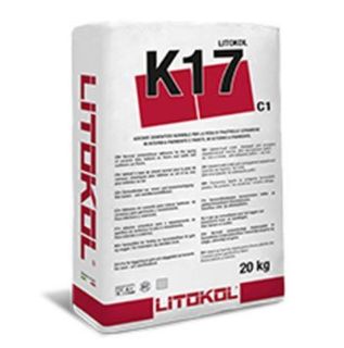 Изображение Клей Litokol К17 (K170020) на цементной основе, 20 кг (серый)