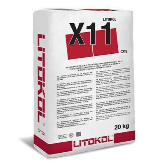 Picture of Клей Litokol X11 (X110020) на цементній основі, 20 кг (сірий)