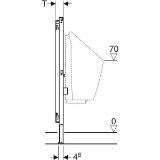 Picture of Geberit 111.686.00.1 Duofix для пісуара, 112-130 см, універсальний, для зовнішнього зливного клапана
