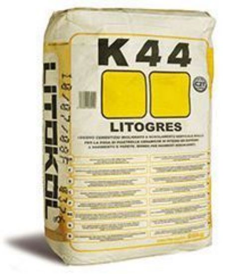 Изображение Клей Litokol LITOGRES K44 на цементной основе, высокоэластичный 25 кг (серый)