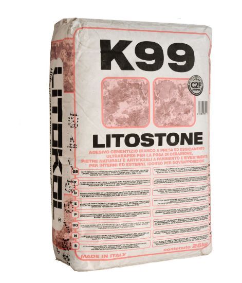 Picture of Клей Litokol Litostone K99 (K990020) на цементній основі, 20 кг (білий)