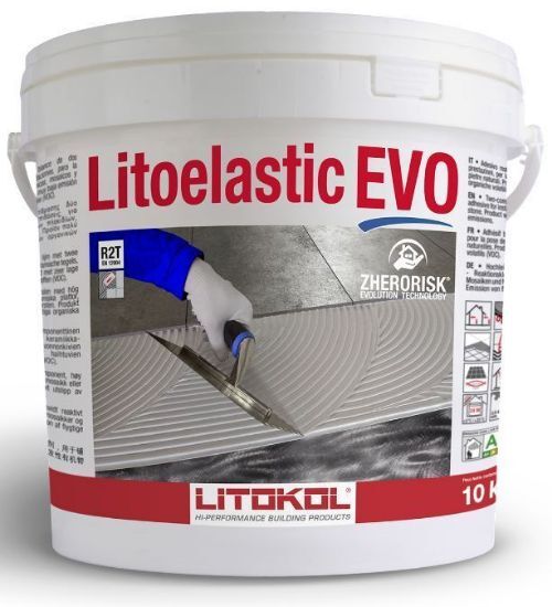 Picture of Клей Litokol LITOELASTIC EVO (LLEVO0010), епоксидно-поліуретановий, 10 кг (білий)