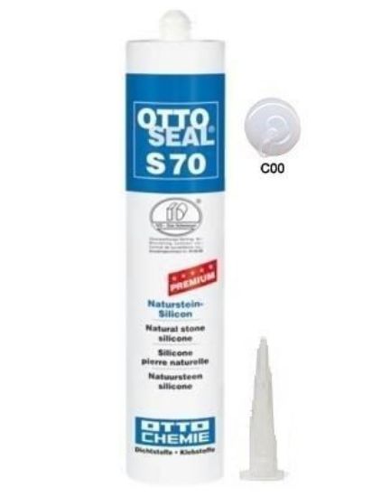 Picture of Герметик силіконовий  Litokol OTTOSEAL S70 С00 (8NTRTRS0201), 310 мл (прозорий)