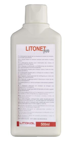 Изображение Средство Litokol Litonet Pro (LNETPRO0500), для удаления эпоксидных остатков, 500мл