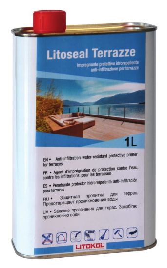 Изображение Защитная пропитка Litokol Litoseal Terrazze (LTSTRZ0121), для керамики, 1 л