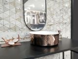 Изображение Умывальник Dune Lavabo Spiga White & Rose Gold 35.5*35.5*13