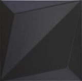 Изображение Плитка Dune Shapes Origami Black 25*25 чорна