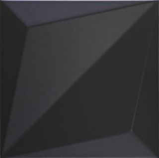 Зображення Плитка Dune Shapes Origami Black 25*25 чорна